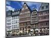 Street Scene with Pavement Cafes, Bars and Timbered Houses in the Romer Area of Frankfurt, Germany-Tovy Adina-Mounted Photographic Print