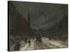 Street Scene with Snow (57th Street, NYC.), 1902-Robert Cozad Henri-Stretched Canvas