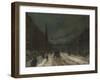 Street Scene with Snow (57th Street, NYC.), 1902-Robert Cozad Henri-Framed Giclee Print