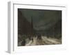 Street Scene with Snow (57th Street, NYC.), 1902-Robert Cozad Henri-Framed Giclee Print