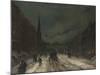 Street Scene with Snow (57th Street, NYC.), 1902-Robert Cozad Henri-Mounted Giclee Print