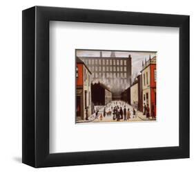 Street Scene-Laurence Stephen Lowry-Framed Art Print