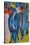 Street Scene-Ernst Ludwig Kirchner-Stretched Canvas