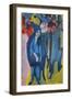 Street Scene-Ernst Ludwig Kirchner-Framed Giclee Print