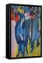 Street Scene-Ernst Ludwig Kirchner-Framed Stretched Canvas