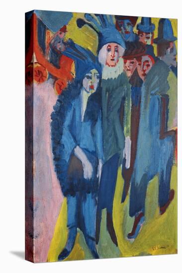 Street Scene-Ernst Ludwig Kirchner-Stretched Canvas