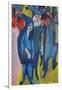 Street Scene-Ernst Ludwig Kirchner-Framed Giclee Print