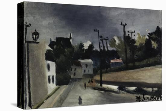 Street Scene-Henri Rousseau-Stretched Canvas
