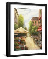 Street Scene-John Zaccheo-Framed Giclee Print