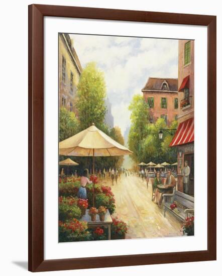 Street Scene-John Zaccheo-Framed Giclee Print