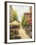 Street Scene-John Zaccheo-Framed Giclee Print