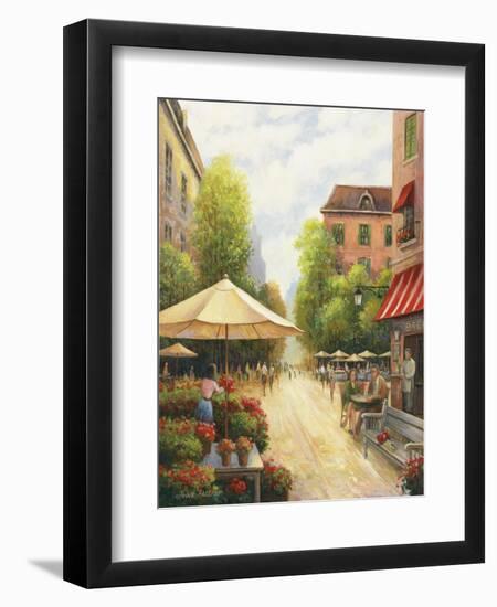 Street Scene-John Zaccheo-Framed Giclee Print