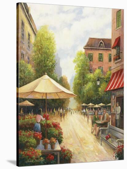 Street Scene-John Zaccheo-Stretched Canvas