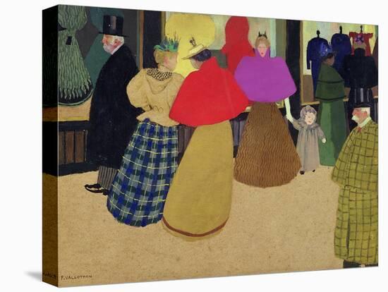 Street Scene-Félix Vallotton-Stretched Canvas