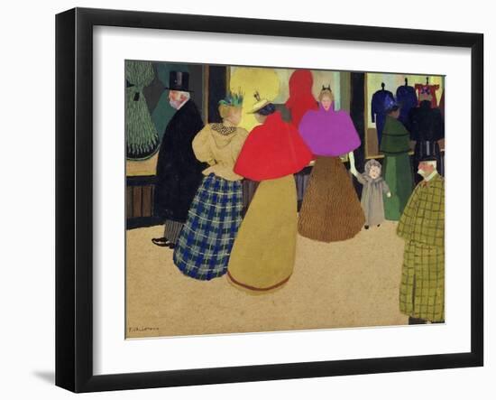 Street Scene-Félix Vallotton-Framed Giclee Print