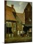 Street Scene-Jacobus Vrel-Mounted Giclee Print