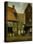 Street Scene-Jacobus Vrel-Stretched Canvas