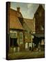 Street Scene-Jacobus Vrel-Stretched Canvas