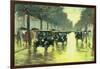 Street Scene-Lesser Ury-Framed Giclee Print