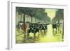 Street Scene-Lesser Ury-Framed Giclee Print