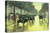 Street Scene-Lesser Ury-Stretched Canvas