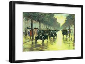 Street Scene-Lesser Ury-Framed Giclee Print