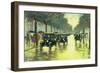 Street Scene-Lesser Ury-Framed Giclee Print