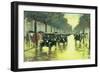 Street Scene-Lesser Ury-Framed Giclee Print