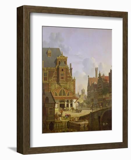 Street Scene-Jan Hendrik Verheyen-Framed Giclee Print