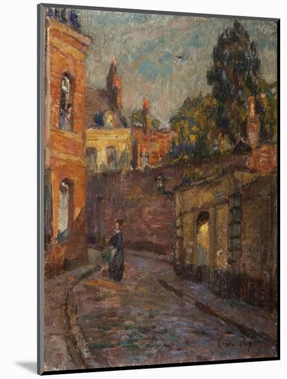 Street Scene-Henri Duhem-Mounted Giclee Print