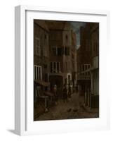 Street Scene-Jacobus Vrel or Frel-Framed Giclee Print