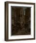 Street Scene-Jacobus Vrel or Frel-Framed Giclee Print