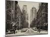 Street Scenes and Urban Landscape in Snowy Manhattan-Philippe Hugonnard-Mounted Photographic Print