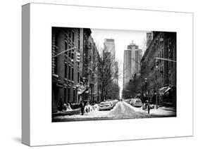 Street Scenes and Urban Landscape in Snowy Manhattan-Philippe Hugonnard-Stretched Canvas