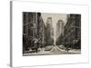 Street Scenes and Urban Landscape in Snowy Manhattan-Philippe Hugonnard-Stretched Canvas