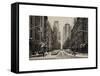 Street Scenes and Urban Landscape in Snowy Manhattan-Philippe Hugonnard-Framed Stretched Canvas