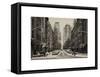 Street Scenes and Urban Landscape in Snowy Manhattan-Philippe Hugonnard-Framed Stretched Canvas