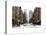 Street Scenes and Urban Landscape in Snowy Manhattan-Philippe Hugonnard-Stretched Canvas