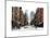 Street Scenes and Urban Landscape in Snowy Manhattan-Philippe Hugonnard-Mounted Art Print