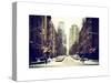 Street Scenes and Urban Landscape in Snowy Manhattan-Philippe Hugonnard-Stretched Canvas