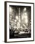 Street Scenes and Urban Night Landscape in Winter under the Snow-Philippe Hugonnard-Framed Photographic Print