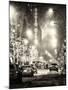 Street Scenes and Urban Night Landscape in Winter under the Snow-Philippe Hugonnard-Mounted Photographic Print