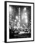 Street Scenes and Urban Night Landscape in Winter under the Snow-Philippe Hugonnard-Framed Photographic Print