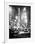 Street Scenes and Urban Night Landscape in Winter under the Snow-Philippe Hugonnard-Framed Photographic Print