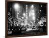 Street Scenes and Urban Night Landscape in Winter under the Snow-Philippe Hugonnard-Framed Photographic Print