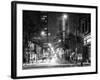 Street Scenes and Urban Night Landscape in Winter under the Snow-Philippe Hugonnard-Framed Photographic Print