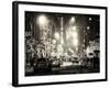 Street Scenes and Urban Night Landscape in Winter under the Snow-Philippe Hugonnard-Framed Photographic Print