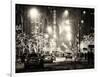 Street Scenes and Urban Night Landscape in Winter under the Snow-Philippe Hugonnard-Framed Photographic Print