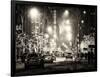 Street Scenes and Urban Night Landscape in Winter under the Snow-Philippe Hugonnard-Framed Photographic Print