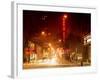 Street Scenes and Urban Night Landscape in Winter under the Snow-Philippe Hugonnard-Framed Photographic Print